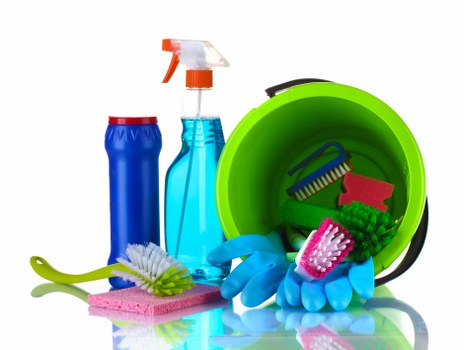 Customer raising a service concern during carpet cleaning review