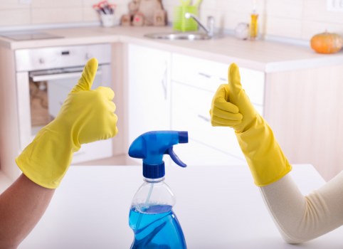 Curtains being maintained for a cleaner home environment
