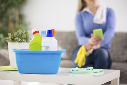 Removing stains from upholstery with specialist cleaning methods