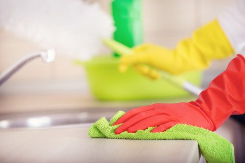Deep cleaning a mattress in a St Pancras home